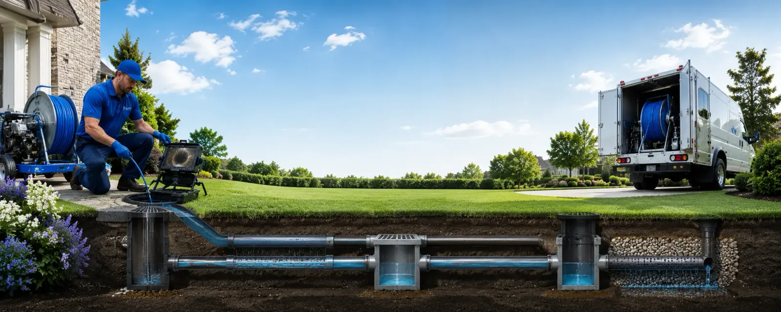 Outdoor drain cleaning information for Marshes Siding, KY